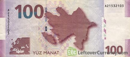 100 Azerbaijani manat banknote