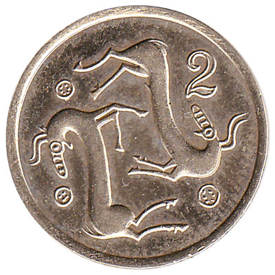 2 cents coin Cyprus