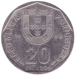 20 Portuguese Escudos coin
