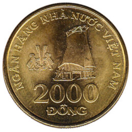 2000 Dong coin Vietnam