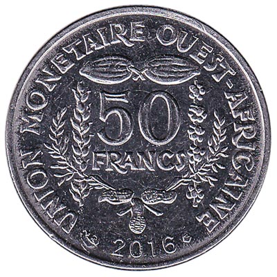 50 FCFA coin West Africa