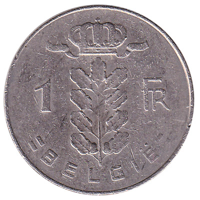 1 Belgian Franc coin (Ceres)