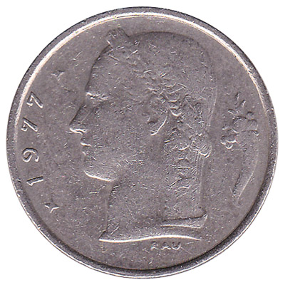1 Belgian Franc coin (Ceres)