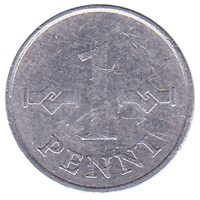 1 penni coin Finland (aluminium)