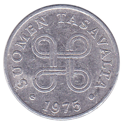 1 penni coin Finland (aluminium)