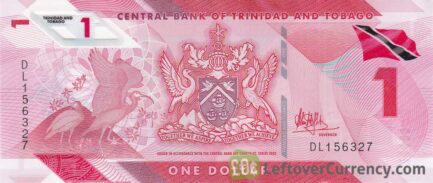 1 Trinidad and Tobago dollar banknote polymer 2019 series obverse