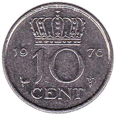 10 cent coin (Juliana)