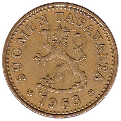 10 pennia coin Finland (aluminium bronze)
