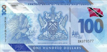 100 Trinidad and Tobago Dollars banknote (polymer 2019 series)