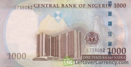 1000 Nigerian Naira banknote (Mai Bornu and Isong)