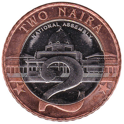 2 Nigerian Naira coin