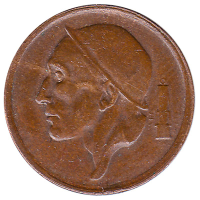 20 Centimes coin Belgium (Miner)