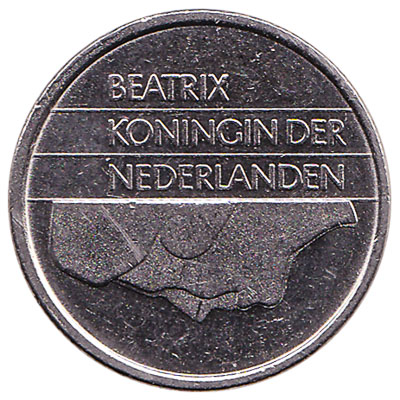 25 cent coin (Beatrix)