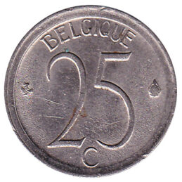 25 Centimes coin Belgium (B)