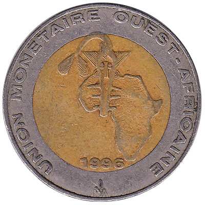 250 FCFA coin West Africa