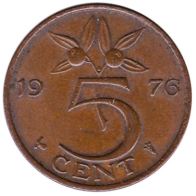 5 cent coin (Juliana)