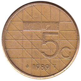 5 gulden coin (Beatrix)