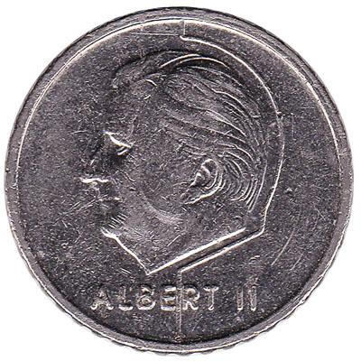 50 Belgian Francs coin (Albert II)
