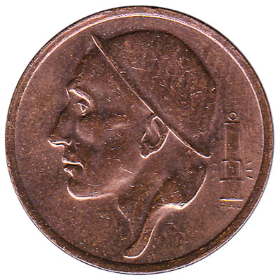 50 Centimes coin Belgium (Miner)