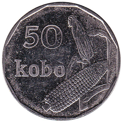 50 Kobo coin Nigeria