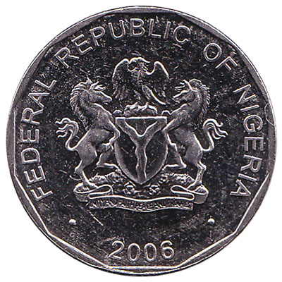 50 Kobo coin Nigeria