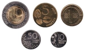 Finnish Markka coins