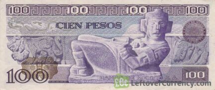 100 old Mexican Pesos banknote (Venustiano Carranza)
