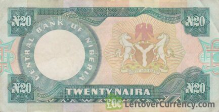 20 Nigerian Naira paper banknote (General Murtala Muhammed)