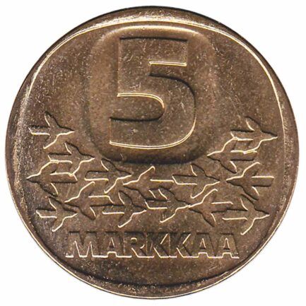 5 markkaa coin Finland (icebreaker ship)