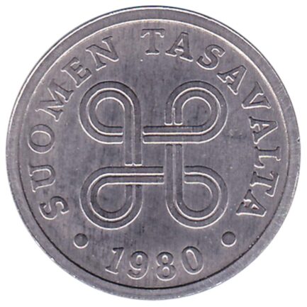 5 pennia coin Finland (aluminium)