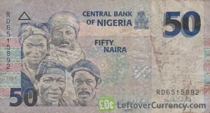 50 Nigerian Naira paper banknote (People of Nigeria)
