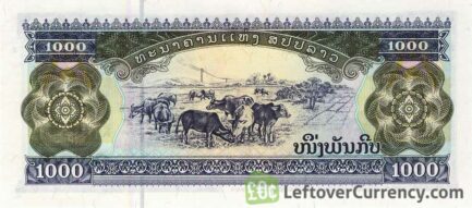 1,000 Lao Kip banknote
