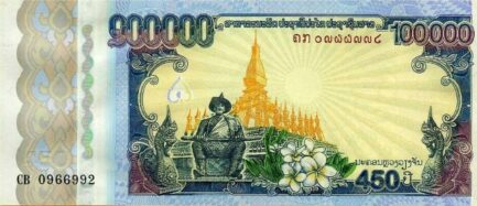 100,000 Lao Kip banknote (commemorative)