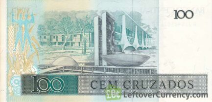 100 Brazilian Cruzados banknote (Juscelino Kubitschek)