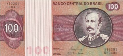 100 Brazilian Cruzeiros banknote (Floriano Peixoto)