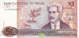 50 Brazilian Cruzados banknote (Oswaldo Cruz)