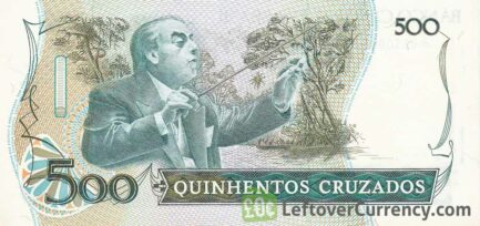 500 Brazilian Cruzados banknote (Heitor Villa-Lobos)