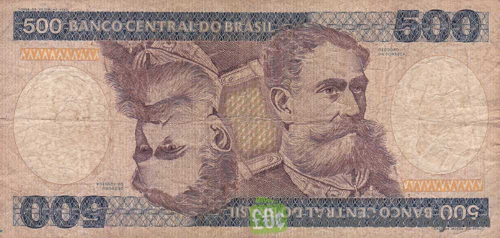 500 Brazilian Cruzeiros banknote (Deodoro da Fonseca) - Exchange yours