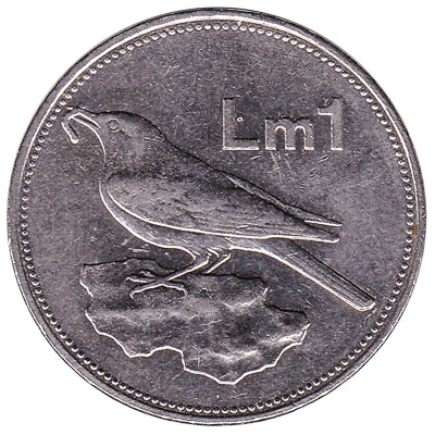 1 Maltese Lira coin