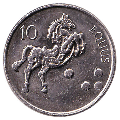 10 Slovenian Tolars coin
