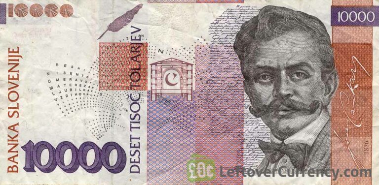 Tollar Slovenian Tolar banknotes - Exchange yours now