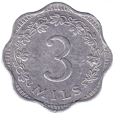 3 mils coin Malta