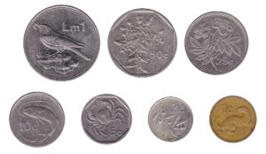Maltese Lira coins