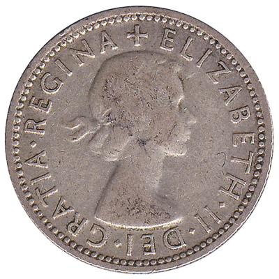 Australian shilling coin