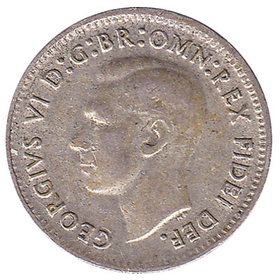 Australian threepence coin