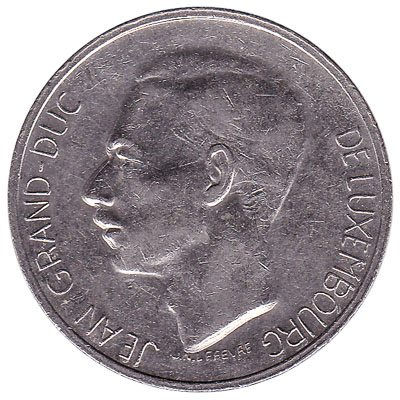 Luxembourg 10 francs coin