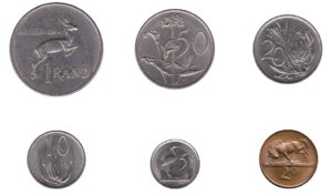 withdrawn South African rand coins