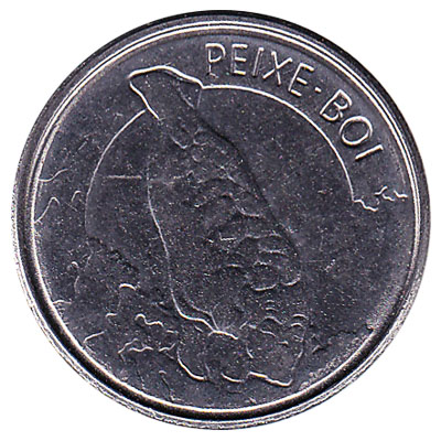 100 Cruzeiros coin Brazil reverse
