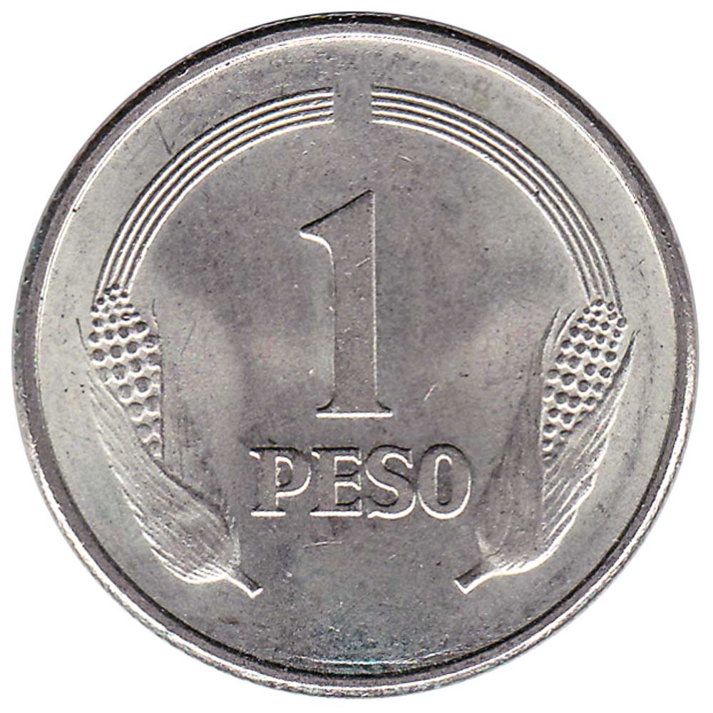 1 Peso coin Colombia