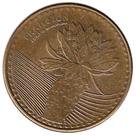 100 Pesos coin Colombia (Frailejón)